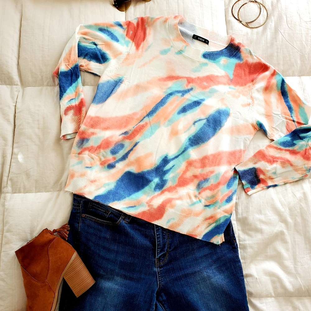 Mulitcolor Swirl Sweater